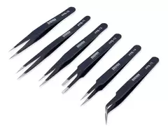 Set Pinzas De Presicion Bruselas Antiestáticas Bremen 7738 - comprar online