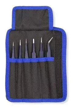 Set Pinzas De Presicion Bruselas Antiestáticas Bremen 7738 - Herramientas Dali