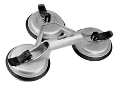 Sopapa Triple Ventosa Harden 100kg Aluminio Vidriero 620607