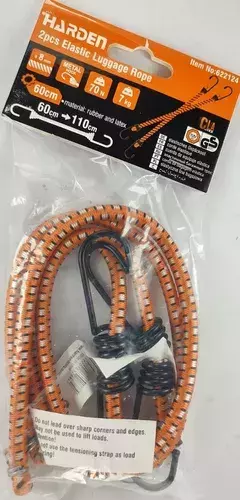 Zuncho Soga Elastica Gancho 60cm Moto Bici 2pz Harden 54505 - tienda online