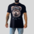 Camiseta Oversized Regular Black Urso Touca