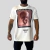 Camiseta Oversized Caveira Rose