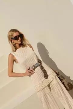 Conjunto Franja Modal Renda Kim - Tricot Mine