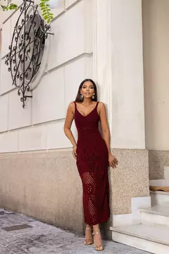 Imagem do Vestido Tricot Renda Sol