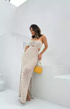 Vestido Tricôt Renda Lavinia - Tricot Mine