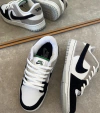 DUNK CINZA SIMBOLO PRETO