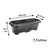 FLOREIRA PLASTICA PRETA 7,5 LTS REF 2310 na internet