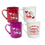 CANECA PLASTICA 400 ML SILK DIA DOS NAMORADOS
