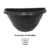 VASO DE PAREDE PRETO 1650 ML REF 2469 na internet
