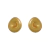 Brinco Botao Organico G Ouro Vintage - comprar online