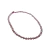 Colar Praiano Cristais 10mm cordão rosa 60cm