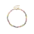 Choker Jades Multicolor com Cristais de Rocha 35cm