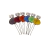 Kit de Grampos de Cristal Multicoloridos
