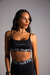 Top com Bojo Moviment Elastic - Black
