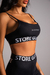 Top com Bojo Moviment Elastic - Black - comprar online