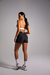 Shorts Sportswear com Botoes na Lateral - Black