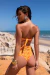 biquini Valentina Hot Pants - Orange Pink - Store Guette - Varejo
