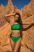 Biquini Macrame Laura -Verde Cirre