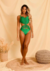 MAIO MACRAME-VERDE TRILOBAL - loja online