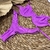 Biquini Tiras na Lateral - Lilas Canelado - comprar online