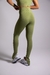 Calça Legging Abertura na Barra - Verde militar na internet