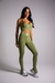 Calça Legging Abertura na Barra - Verde militar - Store Guette - Varejo