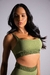 Top Basic Elastic - Verde Militar - comprar online