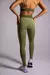 Top com Bojo Moviment Elastic - Verde Militar
