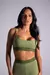 Top com Bojo Moviment Elastic - Verde Militar - comprar online