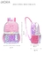 MOCHILA MATELASSE ROSA CON LLAVERO 18" PINK FANTASY en internet