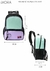 Mochila Cromatico Bicolor Con Llavero 18" Dreamer - Bashop Mayorista