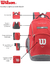 Imagen de MOCHILA WILSON OPEN 18" COLLINS