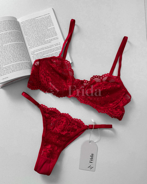 Conjunto Aurora Vermelho