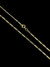 Corrente elo 3x1 de 2mm Fecho Tradicional - 4g