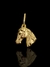 Pingente Cavalo Olho Cravejado - 3g - Grande