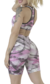 Conjunto Biker y Top Abstract Rosa - comprar online