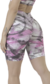 Short Biker Abstract Rosa Push Up