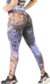Calza Push Up - FLORES VIOLETA