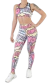 Conjunto calza y top con espalda abierta POP ART - comprar online