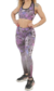 Conjunto calza y top con espalda abierta CALAVERAS VIOLETA en internet