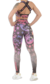 Conjunto calza y top con espalda abierta CALAVERAS FLUO en internet