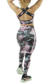 Conjunto calza y top con espalda abierta FLORES ROSA