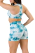 Conjunto corto Short + Top BATIK TUEQUESA - BE STRONGER 