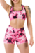 Conjunto corto Short + Top BATIK FUXIA