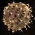 Bola vazada 20cm 30 Leds Blanco Calido
