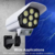 Camara Seguridad Solar Falsa Vigilancia Led Sensormovimiento - tienda online