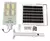Luminaria Solar 125w Exterior Calle Alumbrado Led C/soporte