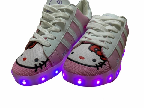 Zapatilla con luz LED SUPER STAR HELLO KITTY