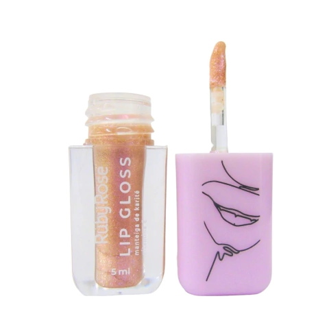 LIP GLOSS GLITTER FLASHLIGHT RUBY ROSE
