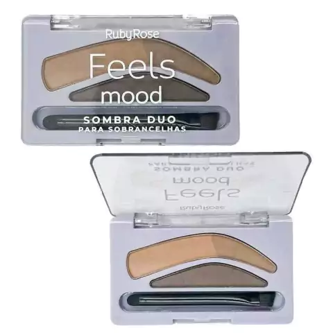 FEELS MOOD SOMBRA SOBRANCELHA 01 RUBY ROSE